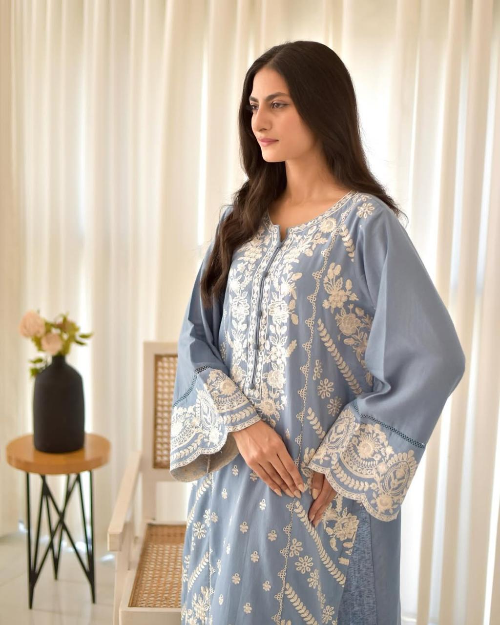 SANOBER EMBROIDERY 3PC