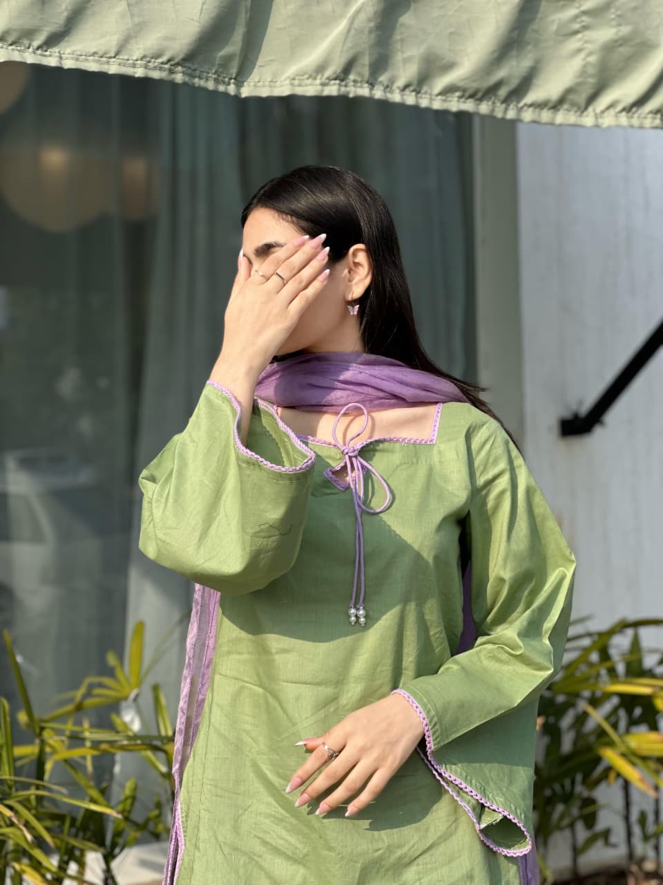 Khas Emb Farshi Shalwar 3pc
