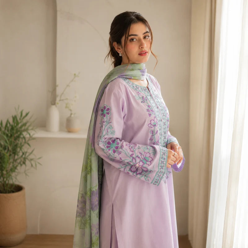Jamaima Emb Farshi Shalwar 3pc