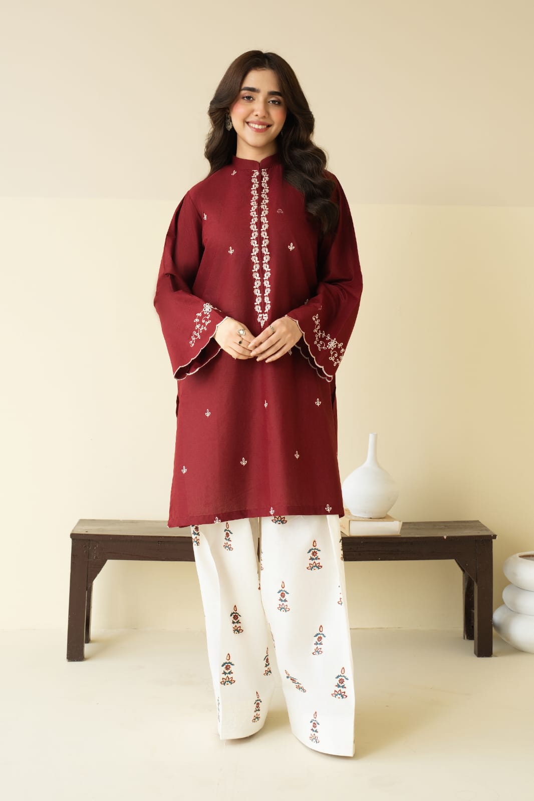 Arzo Emb Farshi Shalwar Set