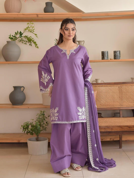 ANAR LAWN 3PC ( FARSHI SHALWAR )