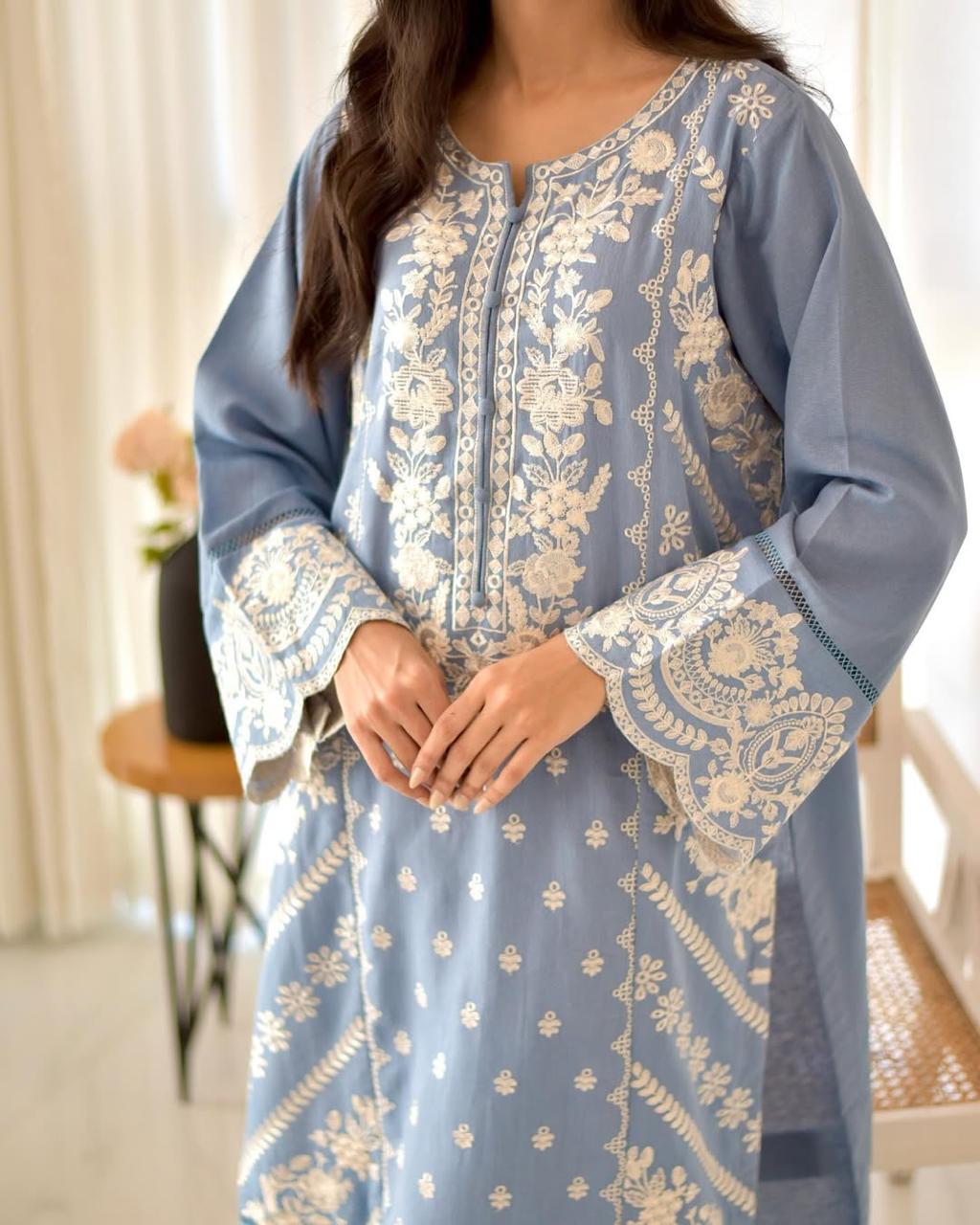 SANOBER EMBROIDERY 3PC