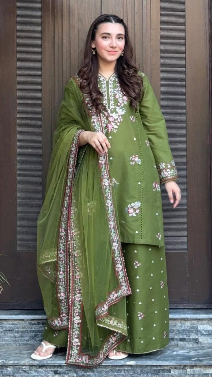 HAJRA LAWN 3PC